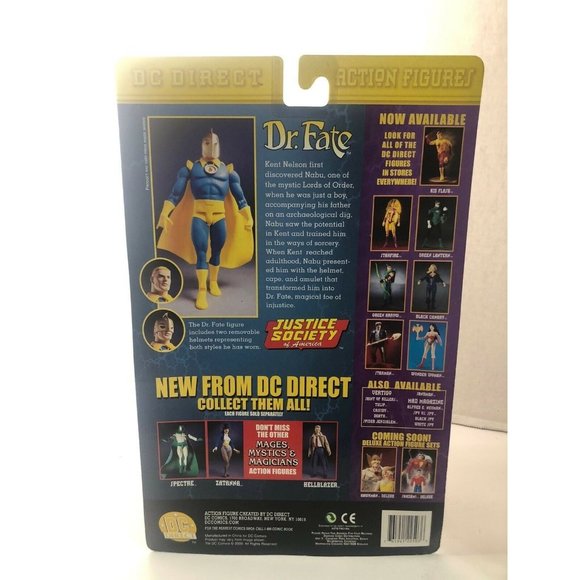 DC DIRECT IMAGES,MYSTICS & MAGICIANS DR. FATE ACTION FIGURE MIP FREE SHIPPING - Picture 4 of 4